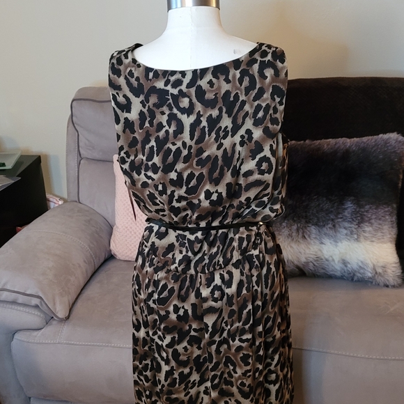 JBS Leopard Sleeveless Dress NWT - Picture 7 of 8
